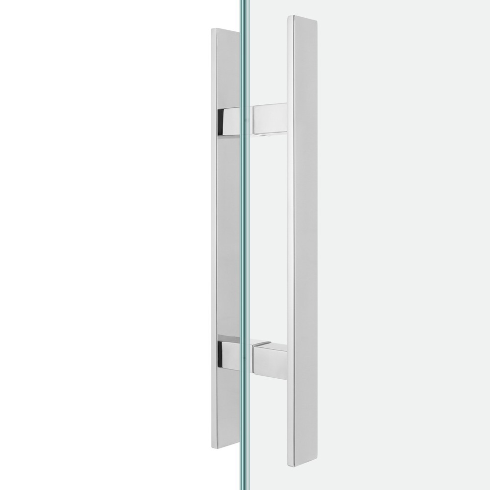 Stainless Steel Double Sided Push Pull Door Handle, H-shaped Door Pull Handle