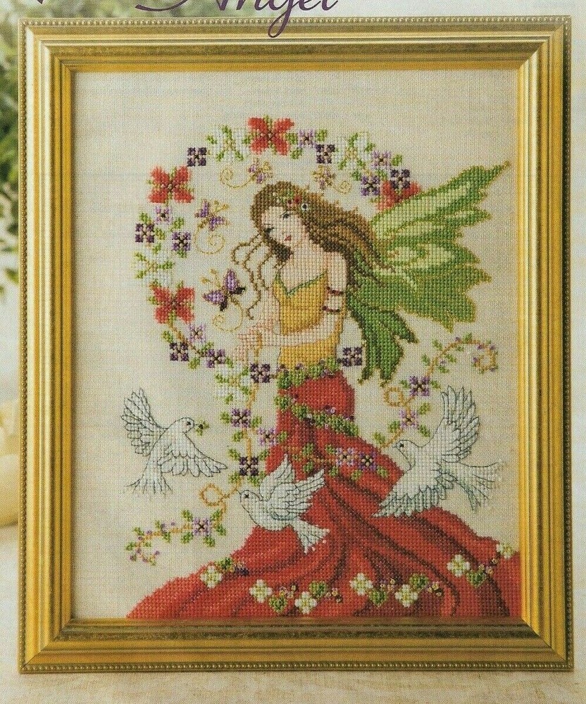 PEACE ANGEL HOME DECOR CROSS STITCH PATTERN INSTRUCTIONS