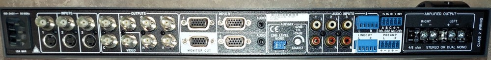 Extron MLS 406SA MediaLink 6 Input Switcher with Power Cord