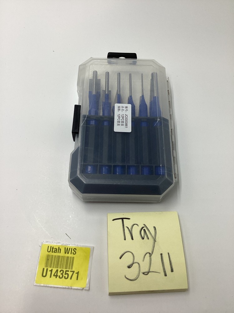 12 Piece Punch and Chisel Assembly Blue Handle JC0000861