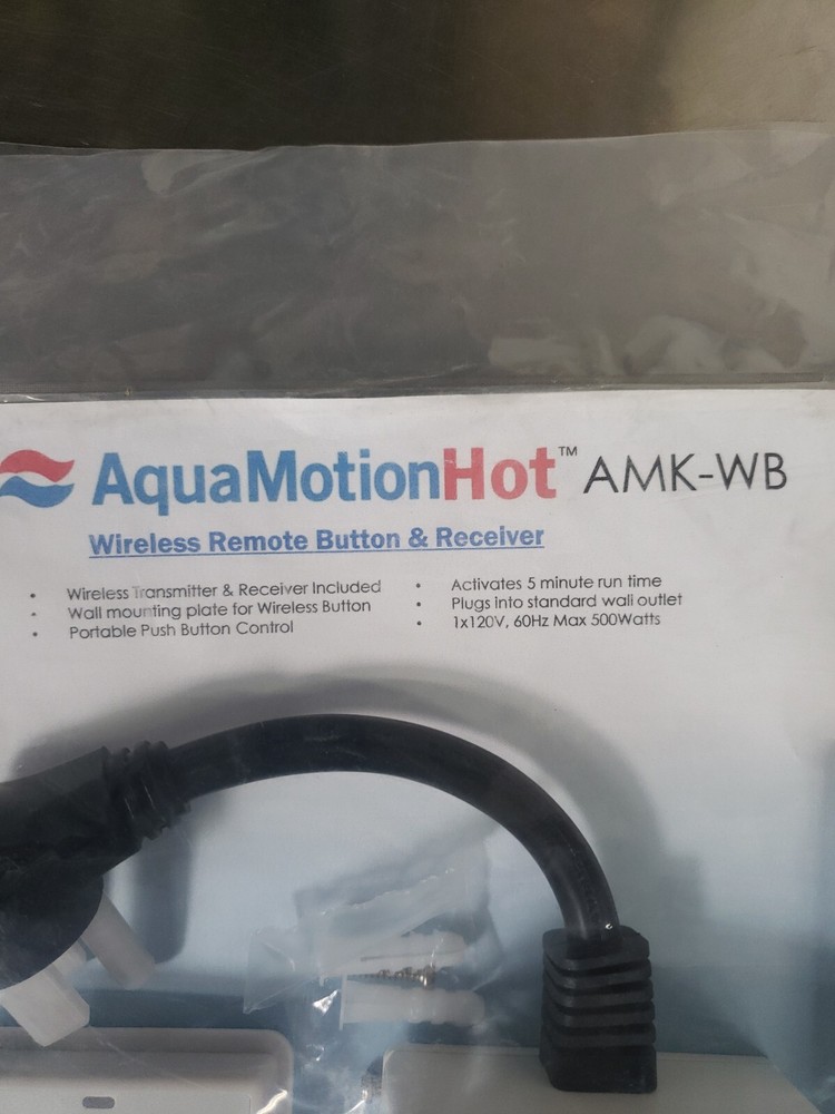 AquaMotion AMK-WB On-Call Wireless Control Kit ¨C Wireless Button and Receiver