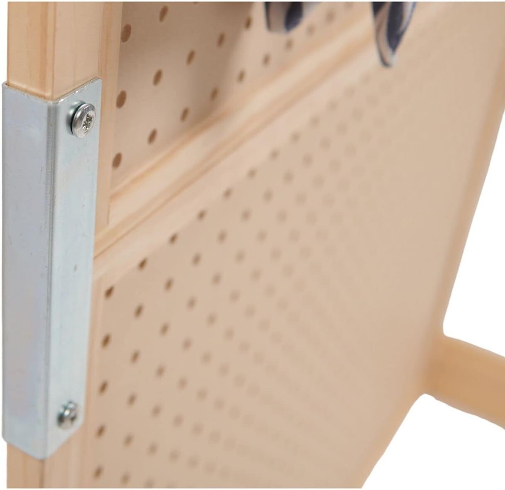 Standing Pegboard Display Craft Panel Organizer Screen 32" Wide x 48" High