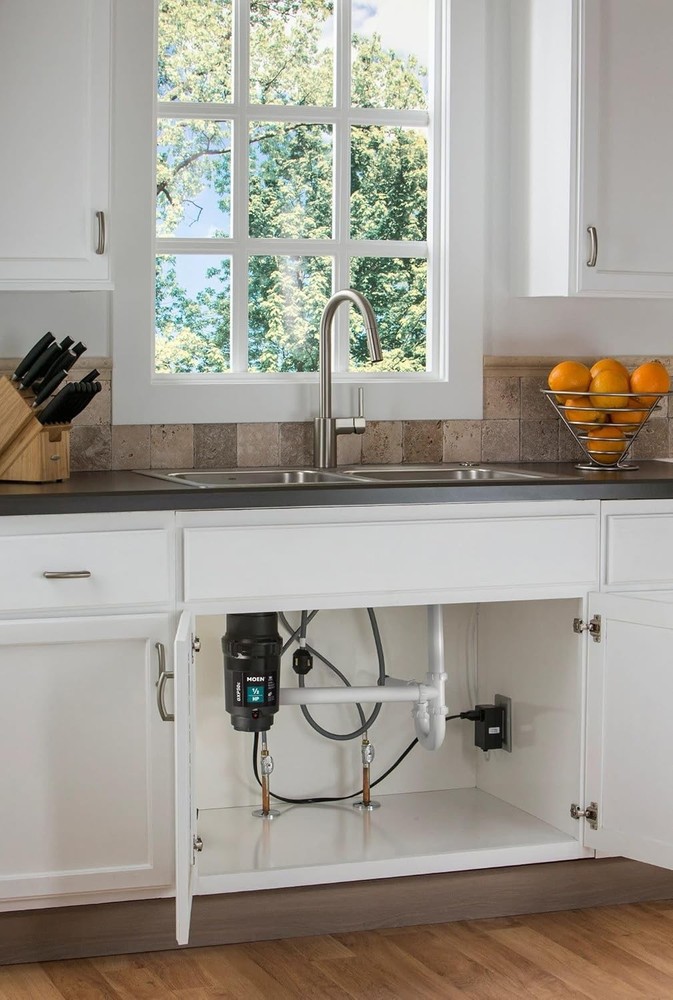 Moen Prep Series PRO 1/2 HP Continuous Feed Garbage Disposal with Power Cord