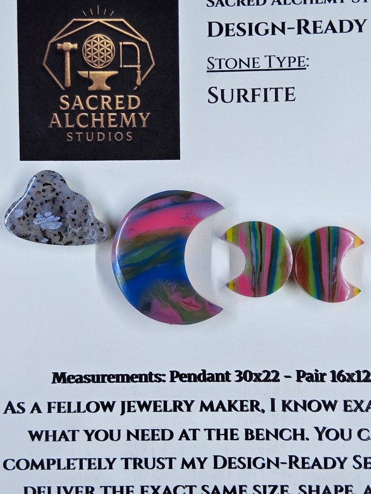 Crescent Moon - Surfite - Design-Ready Set