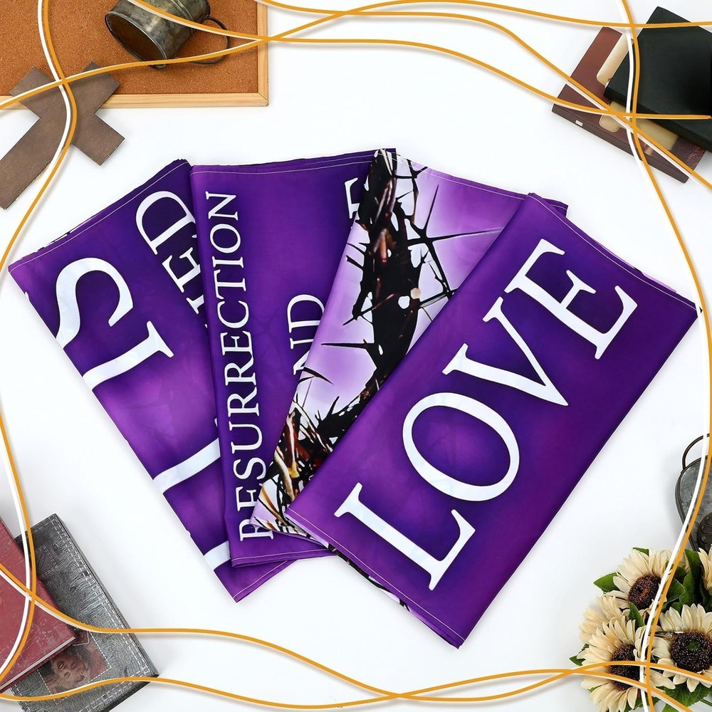 Inspirational Easter Banner Pack - Church Event Decor