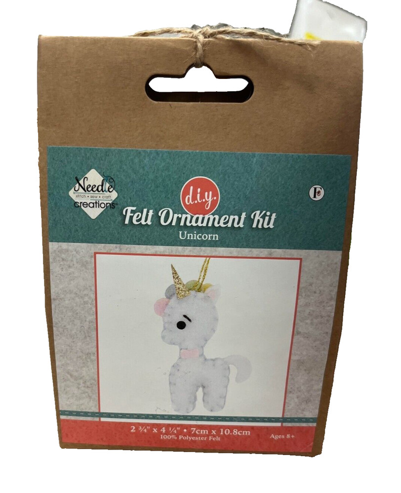 Create Felt Unicorn Ornament Kits