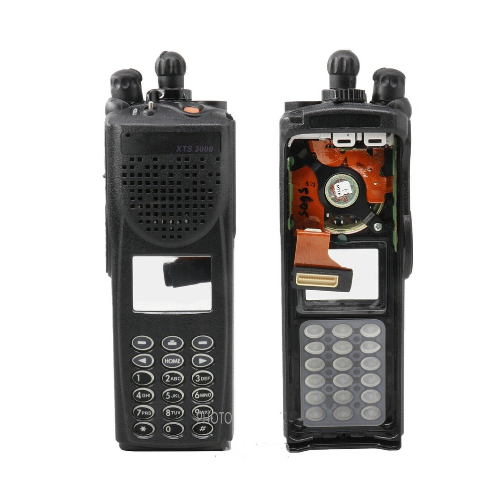 Black Replacement Housing Case For With Speaker Mic XTS3000 Model 3 Handheld