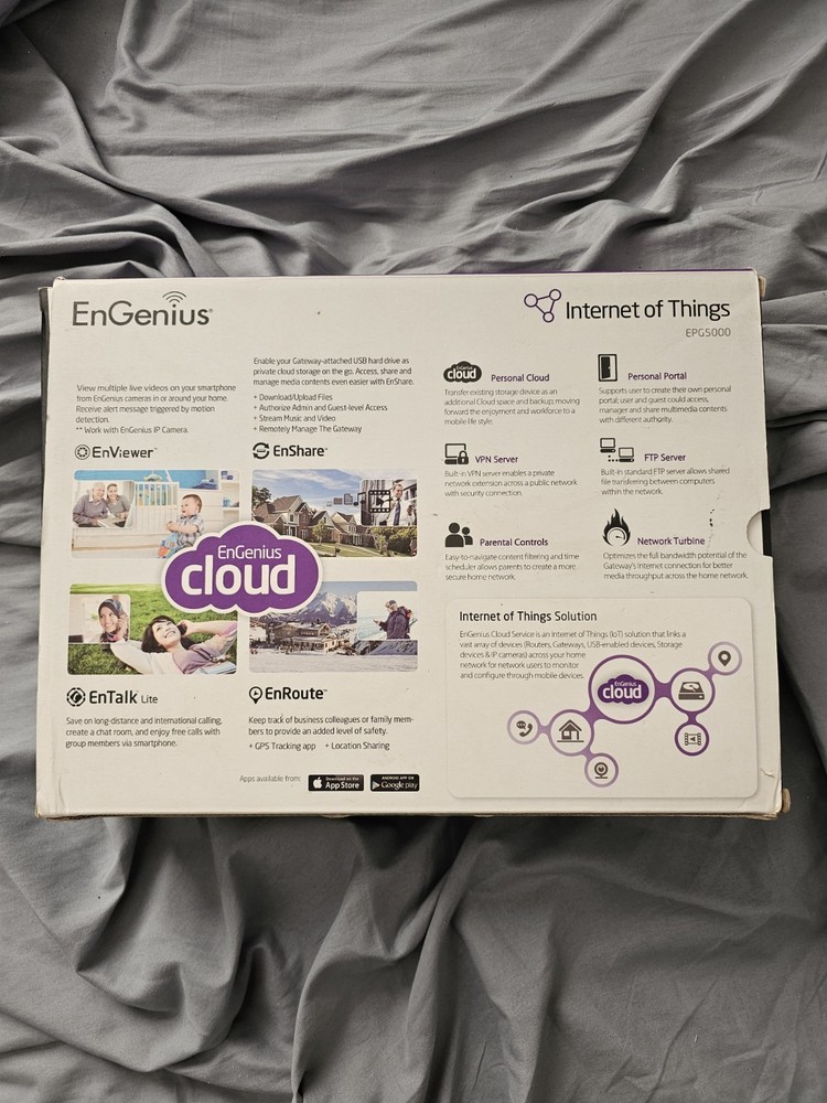 EnGenius EPG5000 IoT Gateway - Wireless Router / Network Gateway - Open Box