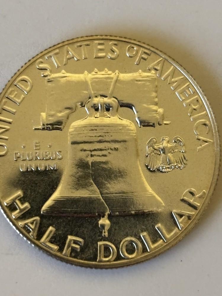 1960 Franklin Half Dollar 90% Silver. Uncirculated