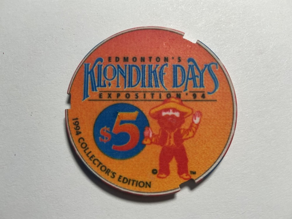 $5 Edmonton’s Klondike Days, Edmonton, Alberta - Chipco sample