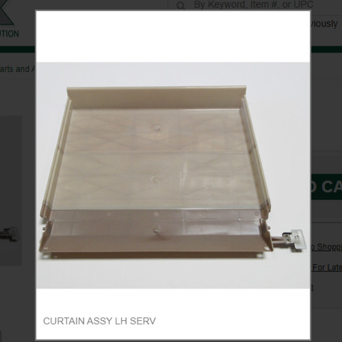 CURTAIN ASSY LH SERV # 2101355-04S