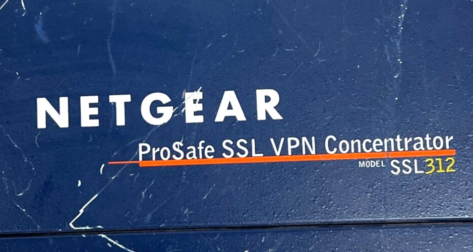 NETGEAR SSL312 PROSAFE SSL VPN CONCENTRATOR OAL 10"