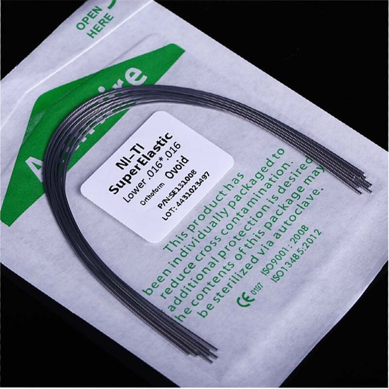 5X Dental Orthodontic Super Elastic Rectangular Arch Wire Ovoid 016*016 Lower