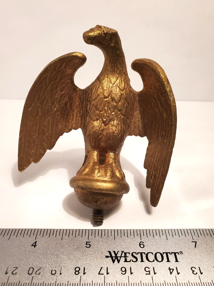 CIVIL WAR Flag Topper Bronze