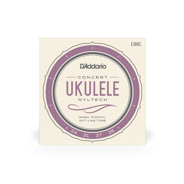 D'Addario EJ88C Nyltech Ukulele Strings Concert