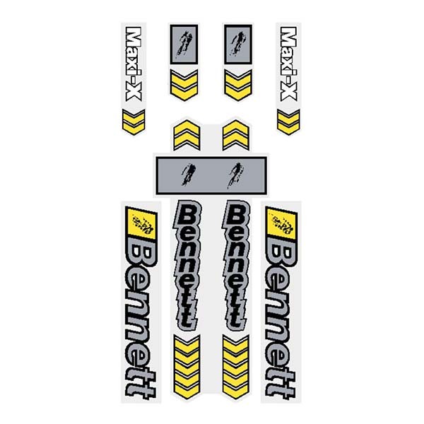 Bennett - Maxi X decal set - old school bmx