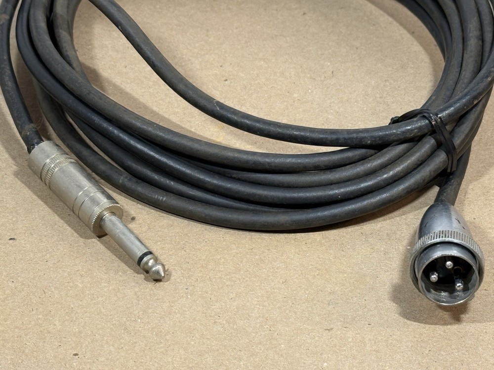 Vintage Shure Sonodyne Dynamic Microphone 51S w/ Cable - Untested - Read