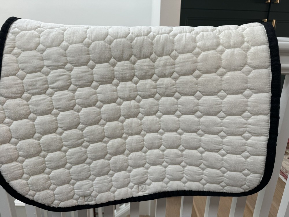 Equiline Saddlepad Jumping , Custom White/Black/Black