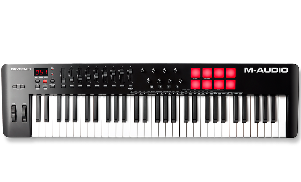M-Audio Oxygen 61 MkV USB MIDI Controller with Smart Controls and Auto-Mapping