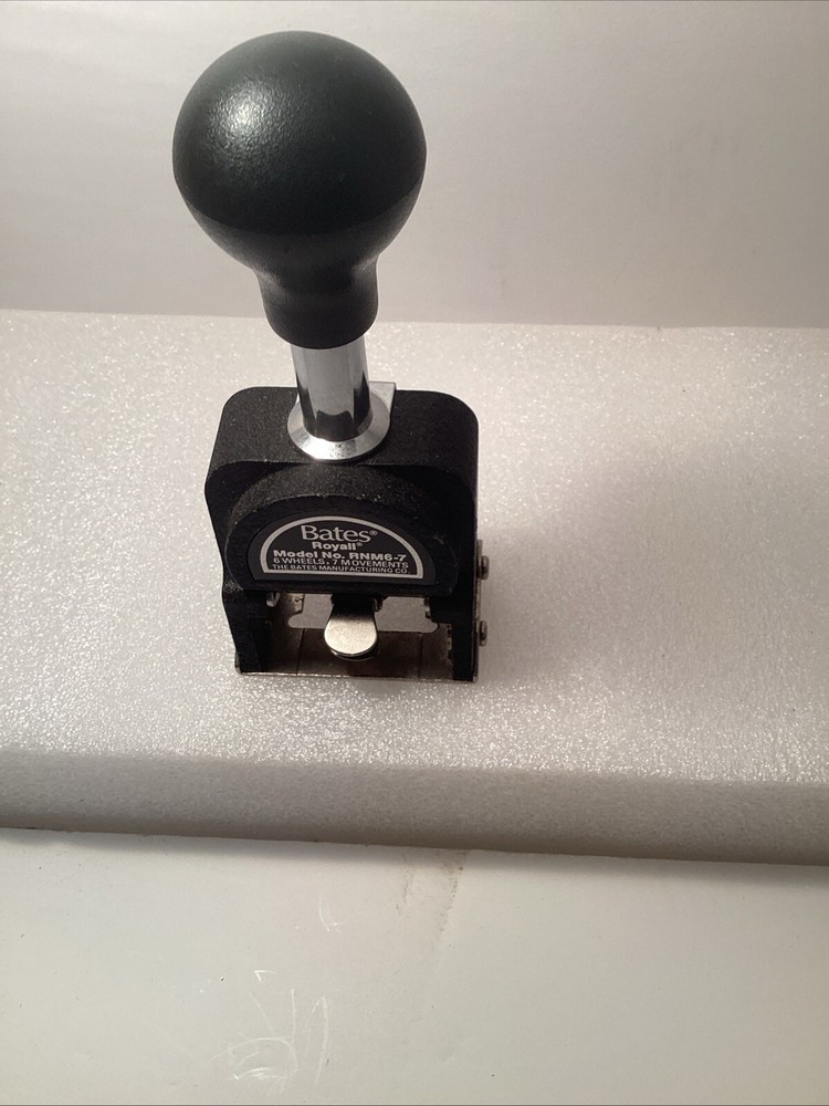 Bates Royall Automatic Numbering Machine # RNM6-7