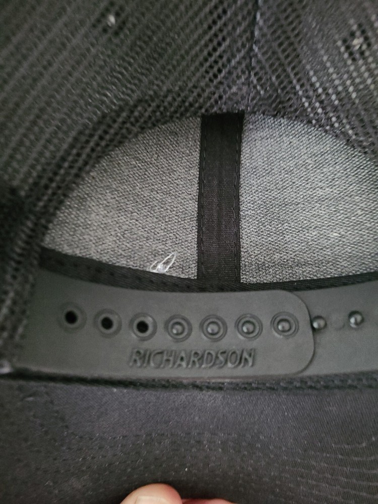 Richardson 112 Adjustable Snapback cap Hat Bimmerworld NWT Black BMW