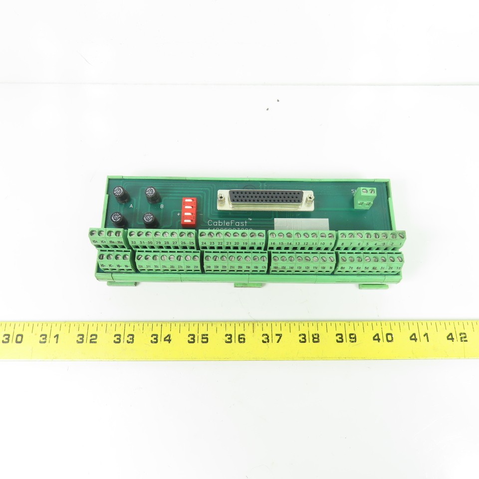 Modicon 140CFC03200 Cablefast C DI/O Terminal Block 50-Pin D-Sub