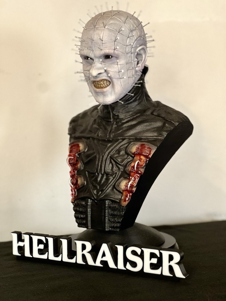 Hellraiser Cenobite Pinhead Horror Bust Statue prop figure 1:2 scale