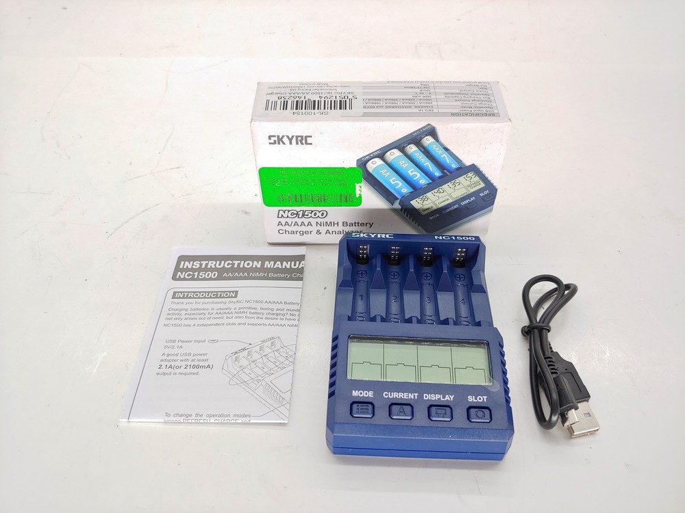 SkyRC NC1500 AA/AAA Battery Charger & Analyzer NEW