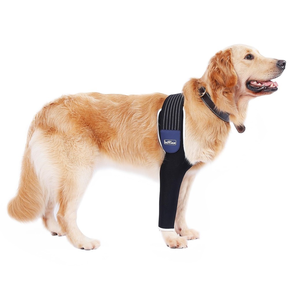 Dog Front Leg Sleeve, XLarge, Comfortable, Breathable Material, Adjustable El...