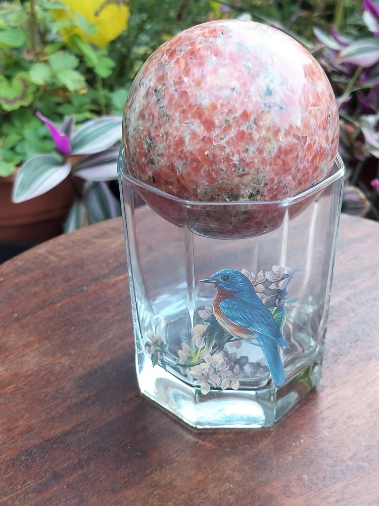 3" Polished Rose Granite Spheres/Balls