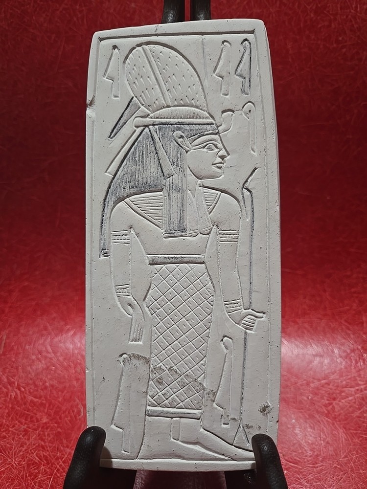 Ancient Egyptian Art , Handmade Wall Relief Pharaoh