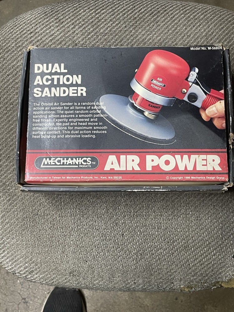 Sander, dual action, Air Powered