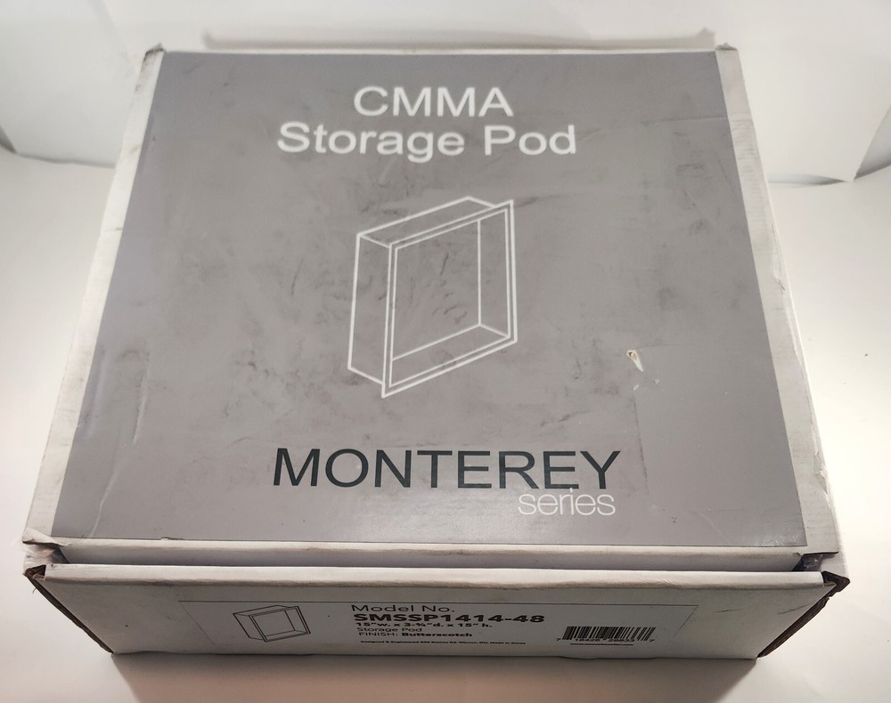 Samuel Mueller - 14" x 14" Monterey Solid Surface Storage Pod - Butterscotch