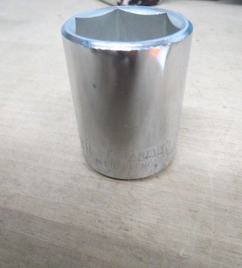 7/8" SOCKET 1/2 DR 6 PT #1628H STANLEY 3 PCS (LL0946)