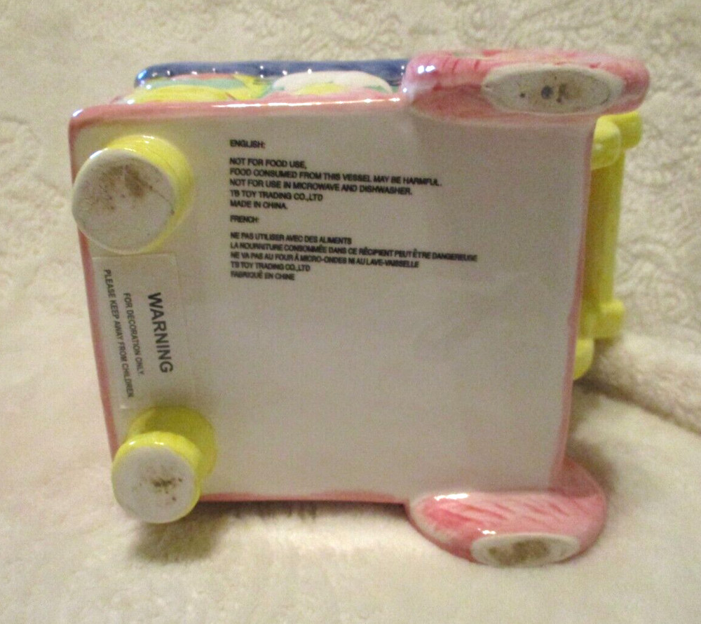 Easter/Baby~Ceramic Cart Planter~Easter Collection~Early 2000
