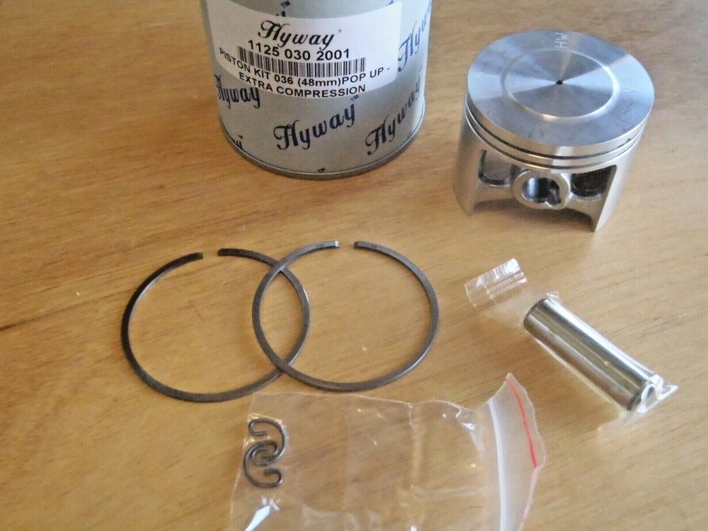 Hyway POP UP piston kit for Stihl MS360 036 48mm + Caber rings extra compression