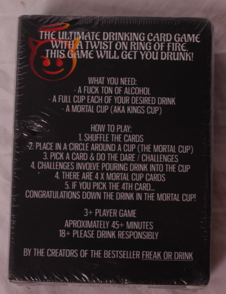 Let's Get Mortal Part 2 - drinking card game