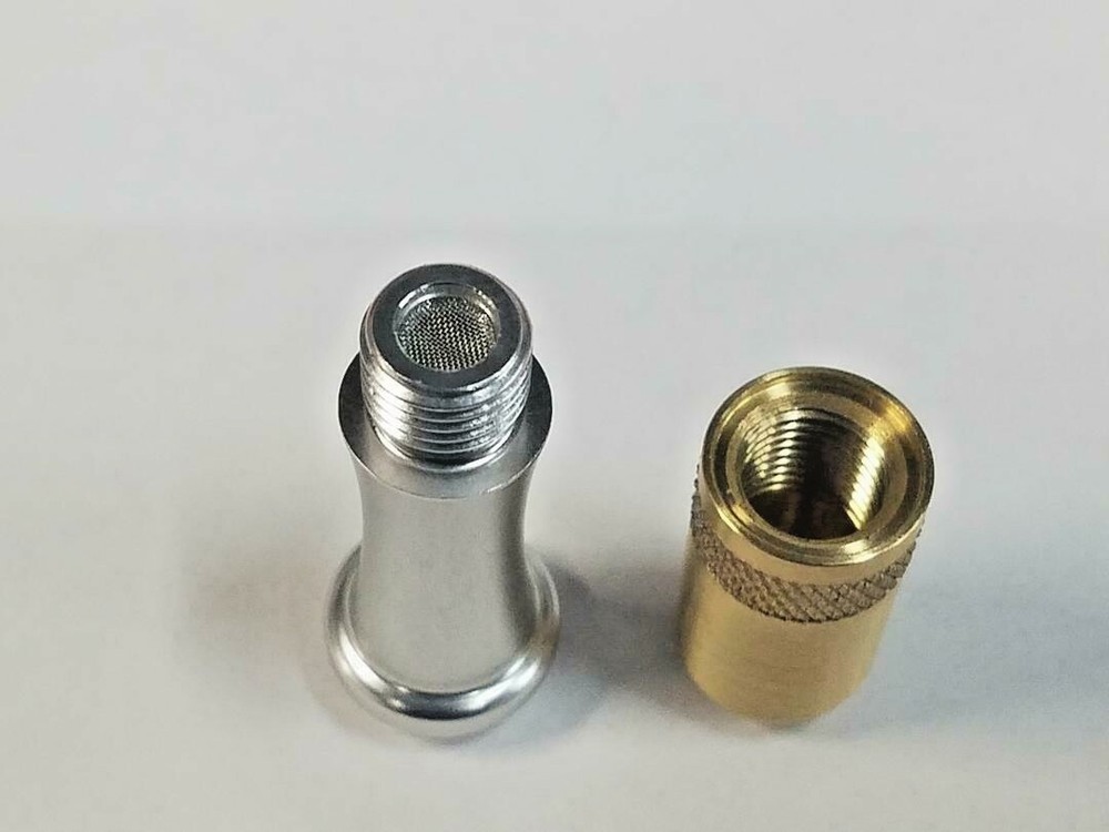 BRASS / SILVER ZEPPELIN PIPE* MADE IN USA* SNEAK A TOKE *HIGH QUALITY * SOLID