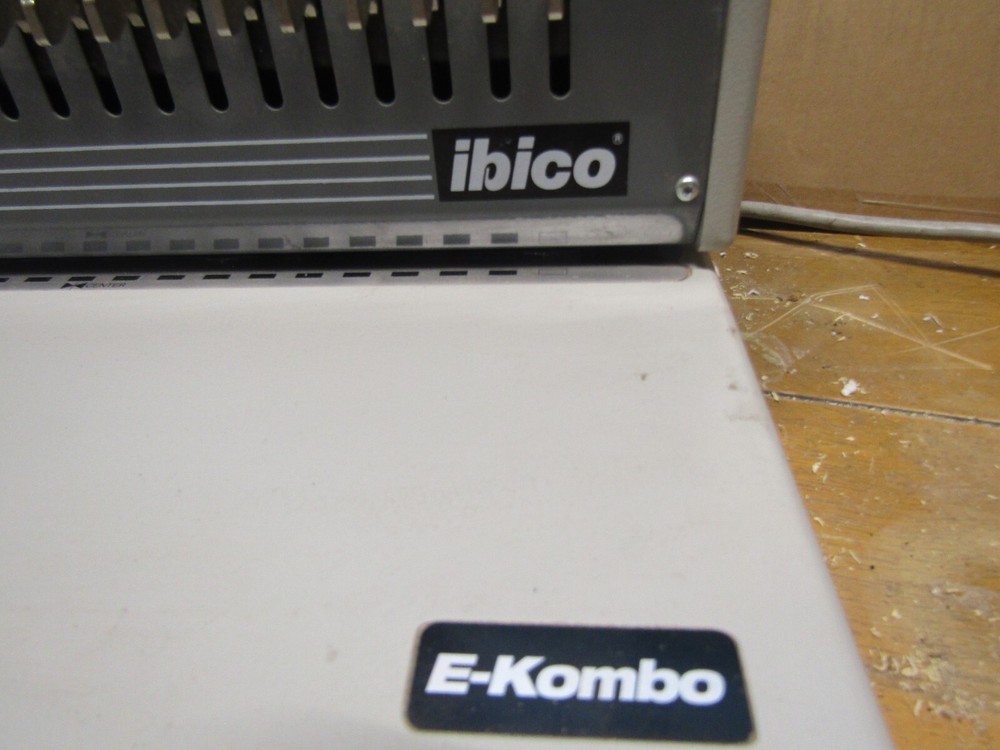 Ibico E-Kombo Electric & Manual Comb Binding Machine MISSING LEVER.