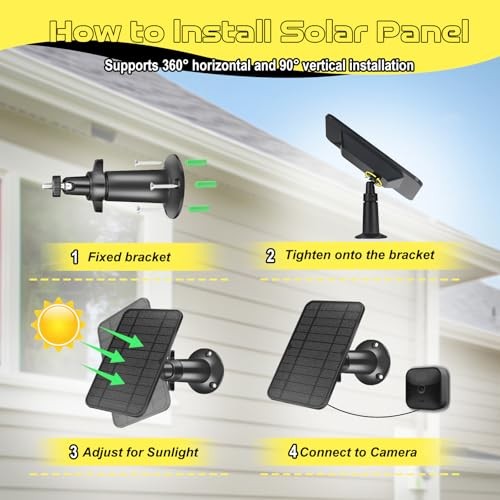 Solar Panel 4W Compatible for Blink Outdoor 4 4W solar panel for blink