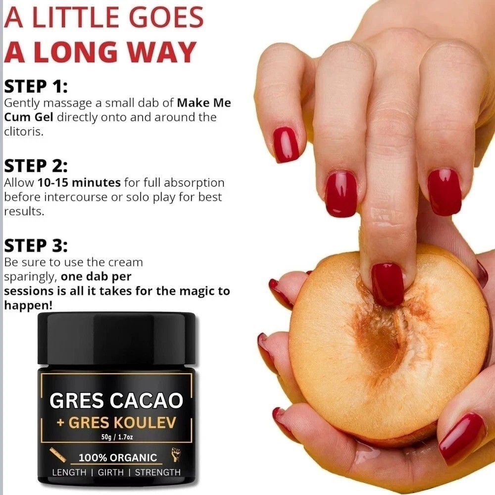 Gres Cacao Male Enhancement Organic Gres Koulev Oil, Longer & Thicker - 50ml NEW