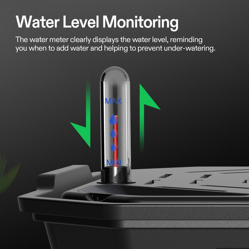 VIVOSUN 4-Pack Self-Watering Fabric Pot Base for Auto-Irrigation