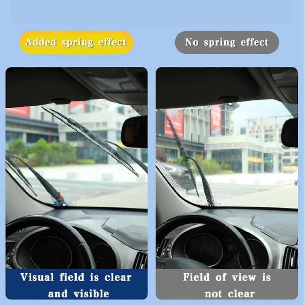 2 Pack Windshield Wiper Arm Pressure Spring Booster Suitable for All Vehicles
