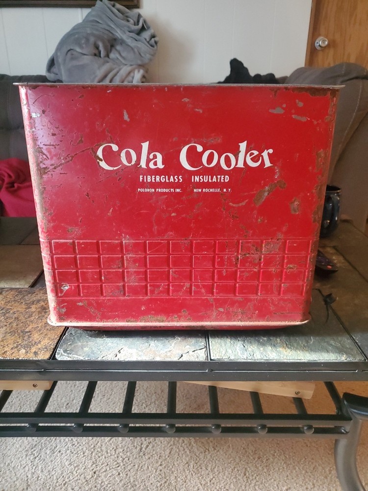 1950s Vintage red "Cola Cooler"