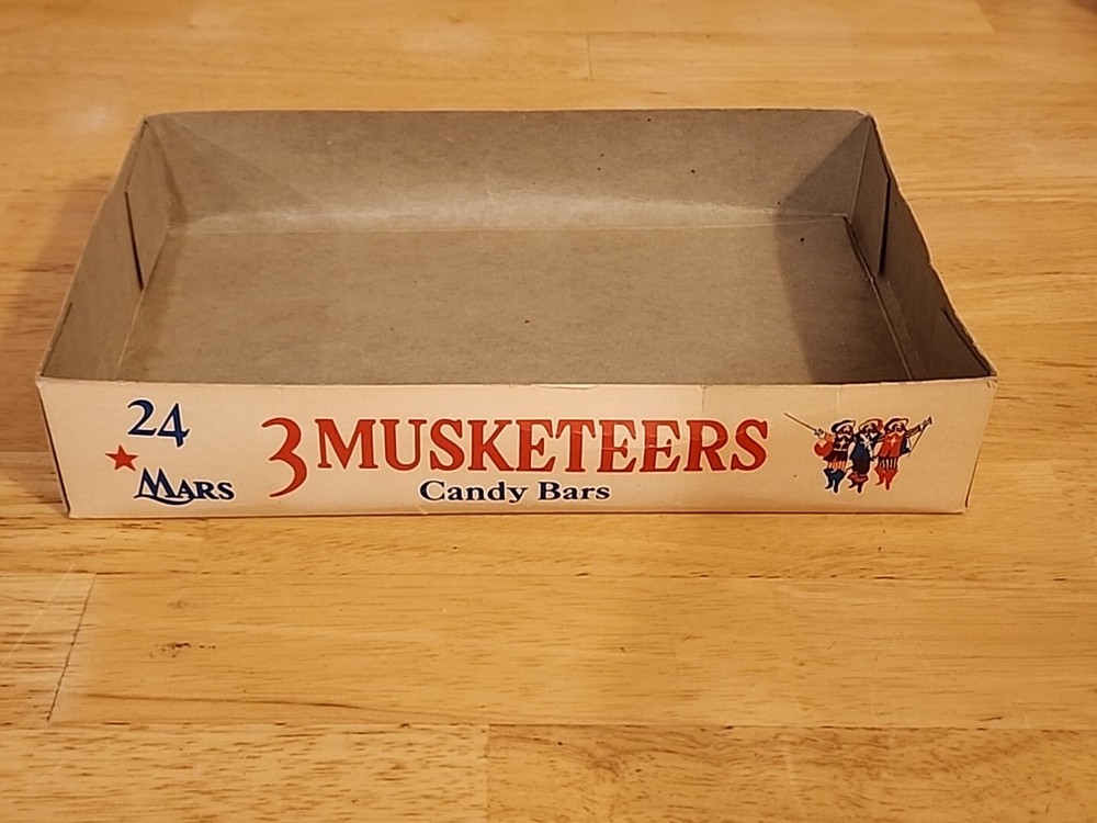 Vintage Mars 3 Musketeers Candy Box