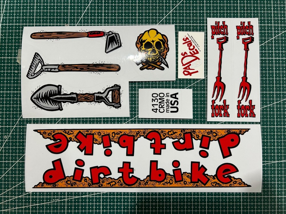 S&M Bikes sticker decals