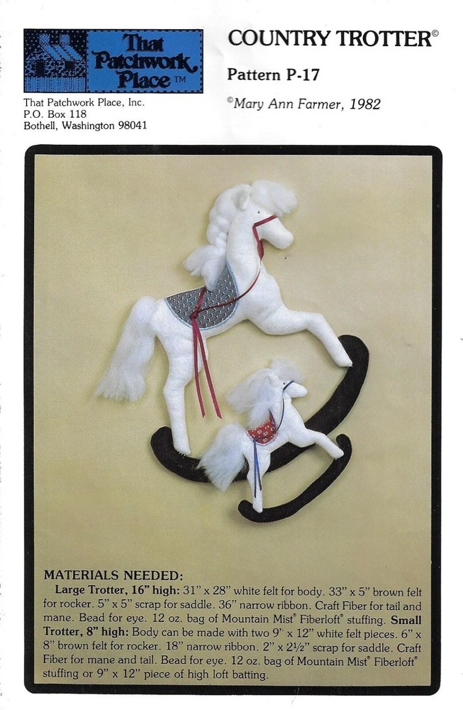 The Patchwork Place - Country Trotter Pattern P-17