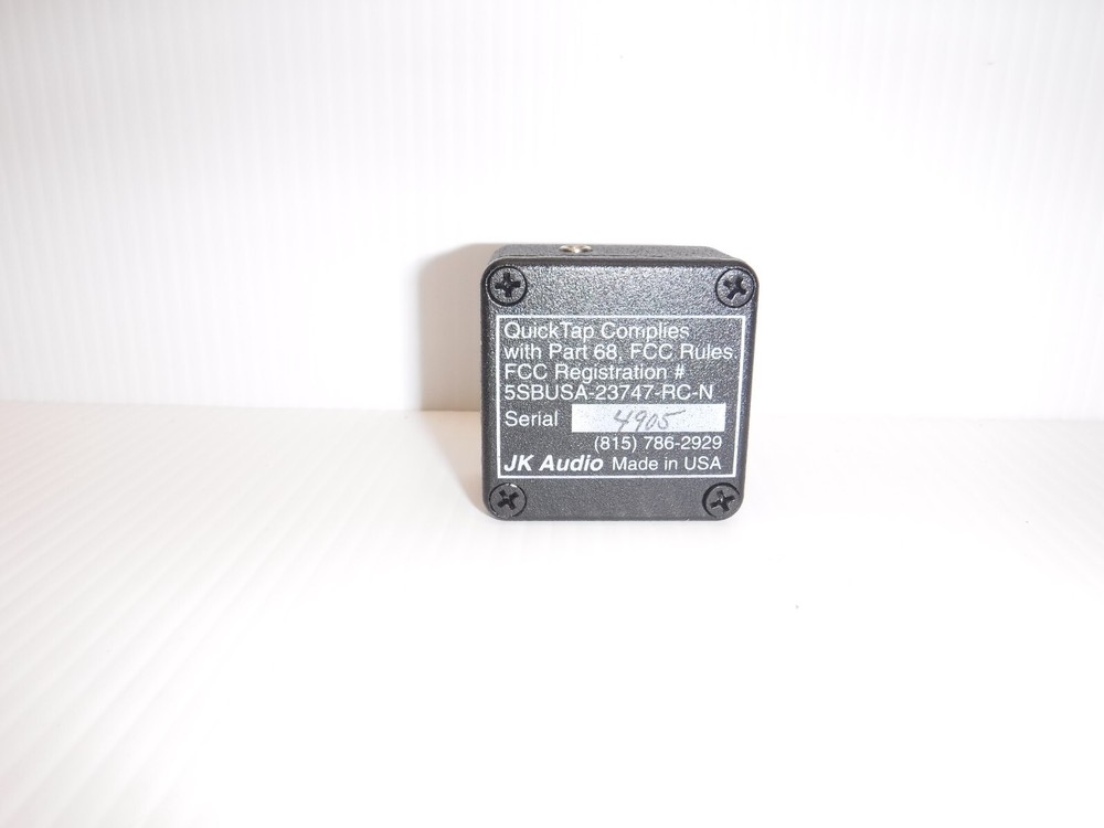 JK Audio QuickTap Telephone Interface