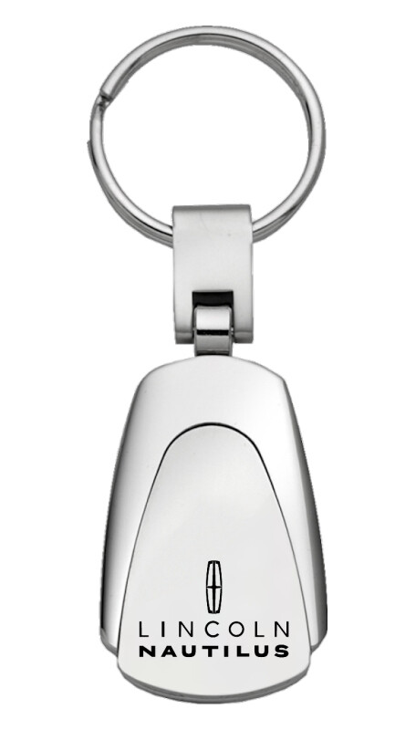 Lincoln Nautilus Teardrop Key Chain (Silver)