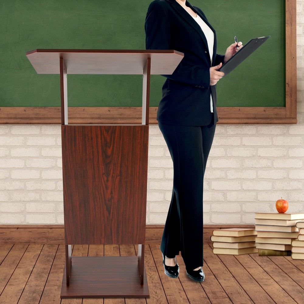 Multipurpose Presentation Stand - Sturdy Mobile Desk for Classroom & Office